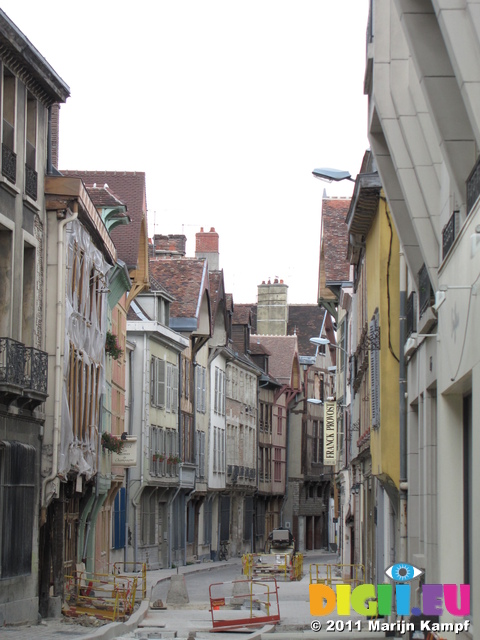 SX19881 Old houses in Troyes, France